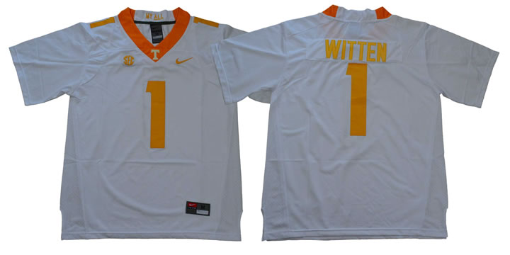 Tennessee Volunteers 1 Jason Witten White College Football Jersey,We sell and wholesale Tennessee Volunteers 1 Jason Witten White College Football Jersey on line form chian!